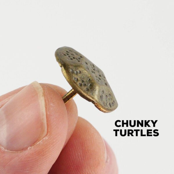 Djembe Studs Decorations Chunky Turtles
