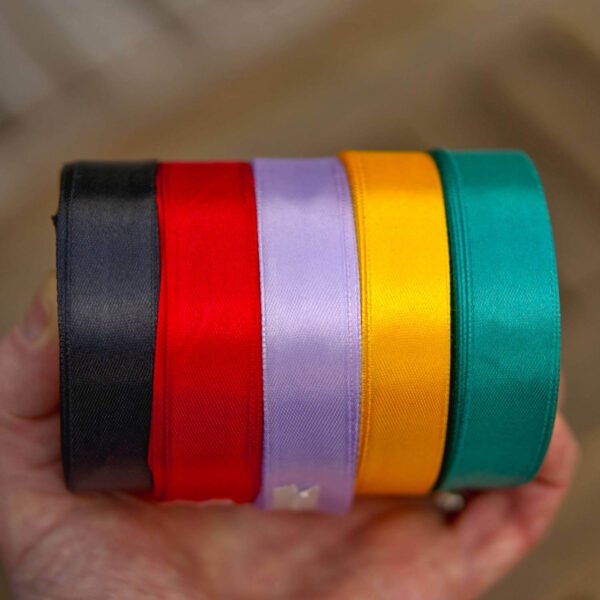 Djembe Ring Wrap Ribbon All Colours Red Yellow Green Black Lilac