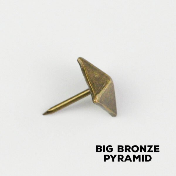 Djembe Studs Decorations Big Bronze Pyramids