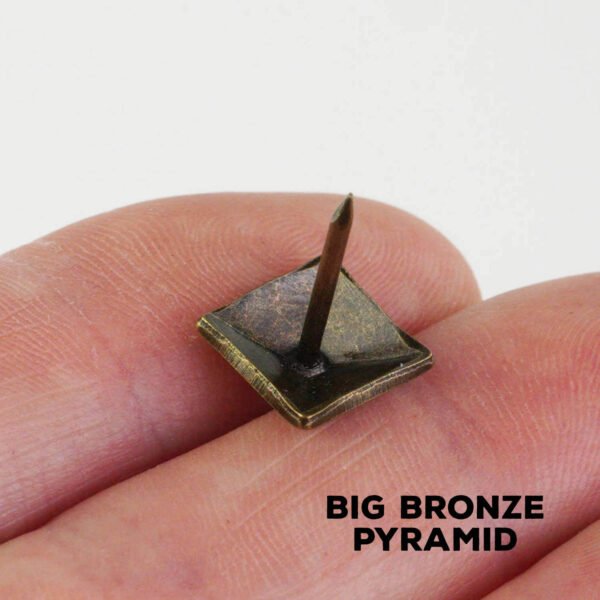Djembe Studs Decorations Big Bronze Pyramids