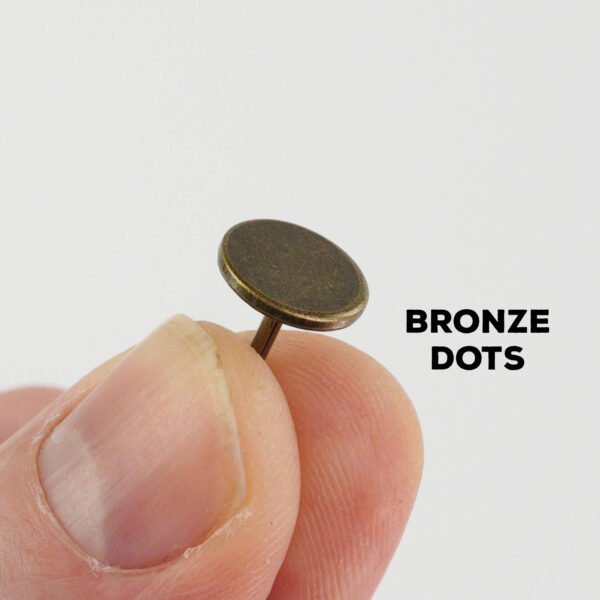 Djembe Studs Decorations Bronze Dots
