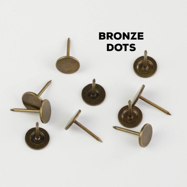 Djembe Studs Decorations Bronze Dots