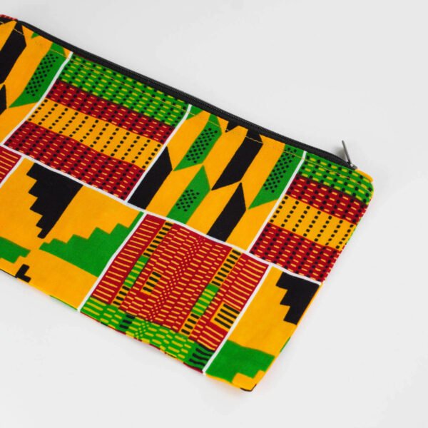 A small African fabric print material pencil case bag to store your small tools