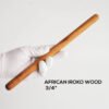 Djembe Tuning Stick African Iroko Wood 3/4"