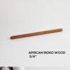Djembe Tuning Stick African Iroko Wood 3/4"