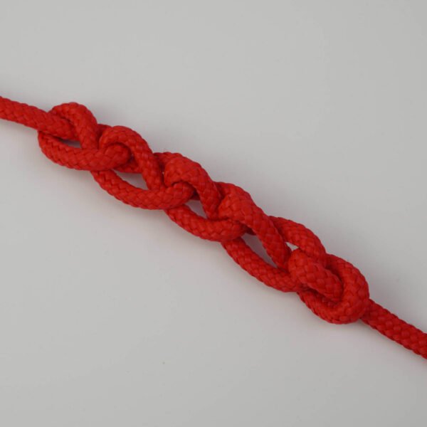 Djembe Rope 4mm Sennit - 2 Red Hot