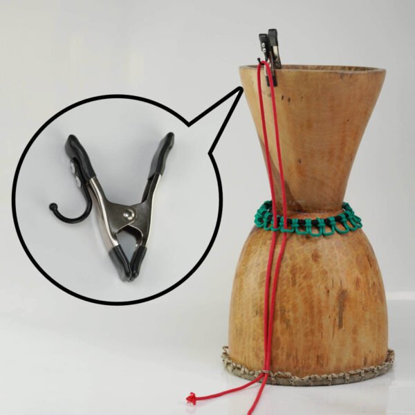 Speedy rope threading tool - clamp hook clip