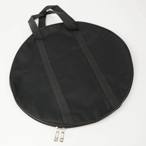 Large circular Oxford cloth bag designed for storing djembe rings and repair materials, keeping them clean and organized.