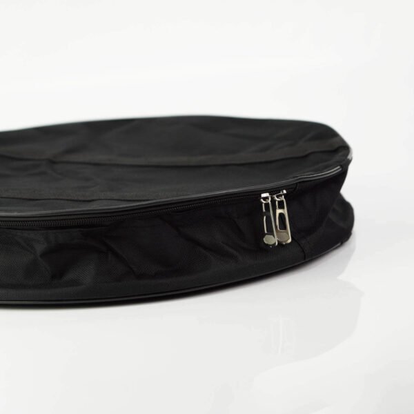 Large circular Oxford cloth bag designed for storing djembe rings and repair materials, keeping them clean and organized.