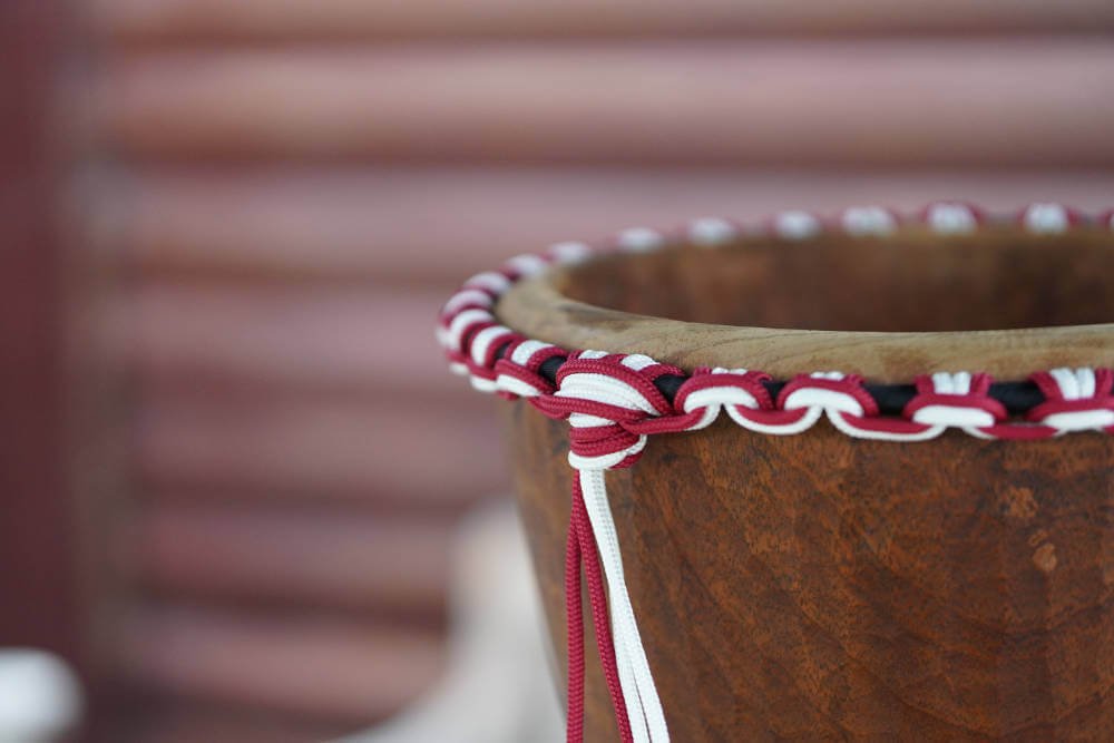 Djembe double crown rope diagram