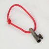 Close-up of a T-Bar Rope Pulling Cleat for a djembe pulling table, handcrafted from durable metal.